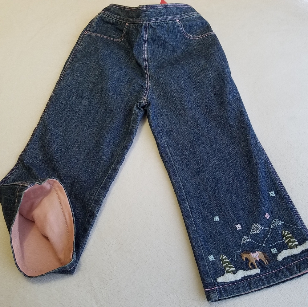 Gymboree Park City Luxe lined Jean's + accessories - Picture 7 of 16